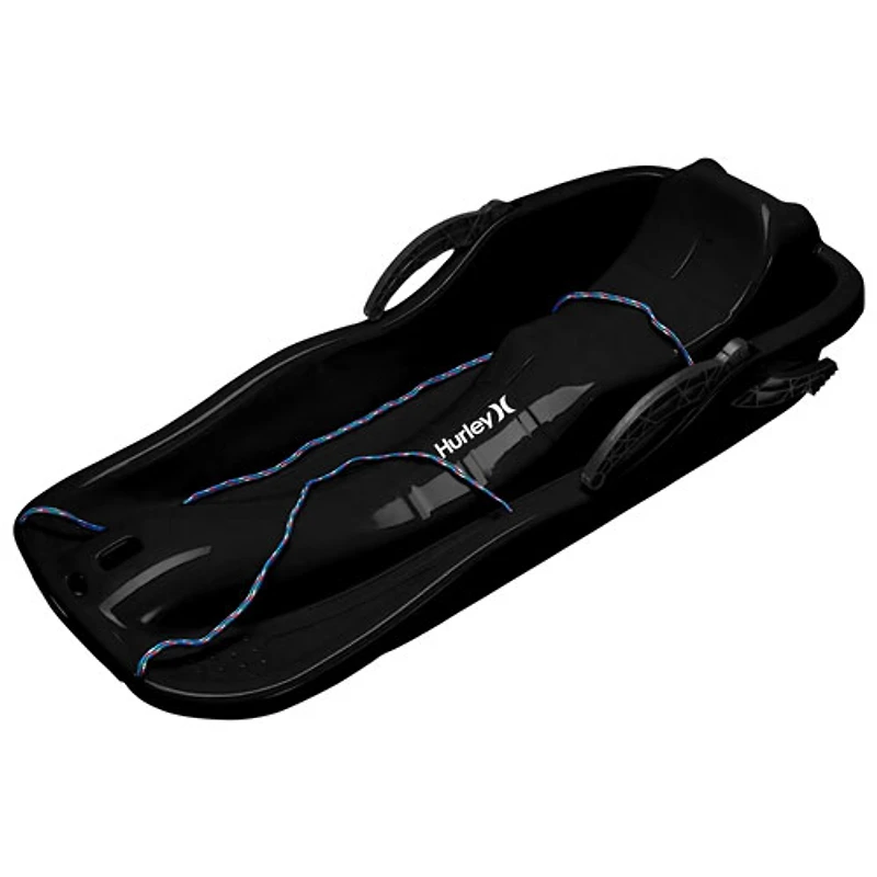 Traîneau à neige en plastique pour enfants de Hurley - Noir