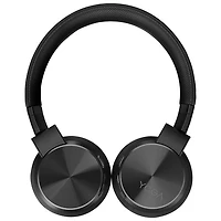 Casque d'écoute Bluetooth à suppression active du bruit Yoga de Lenovo - Noir