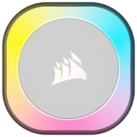 Système de refroidissement liquide de 360 mm RVB pour processeur iCUE LINK H150i de Corsair - Blanc