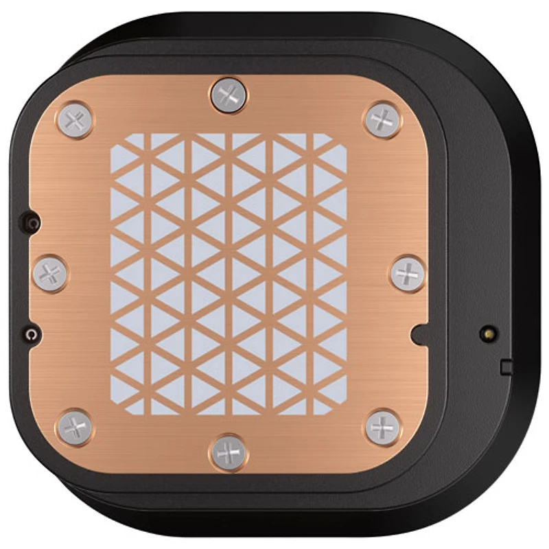 Système de refroidissement liquide de 240 mm RVB pour processeur iCUE LINK H100i de Corsair - Noir