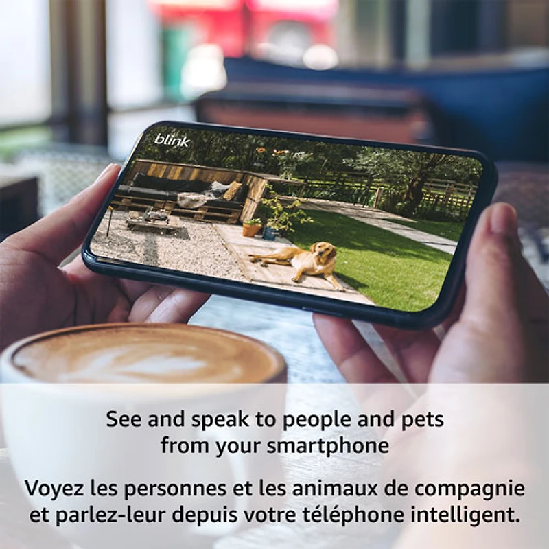Système de surveillance à caméras IP d'extérieur sans fil HD intégrale 1080p 4 de Blink - Ensemble de