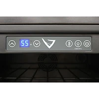 Réfrigérateur à boissons encastrable pour 16 bouteilles/106 canettes de Vinturi (VRIB5301SS) - Acier inoxydable
