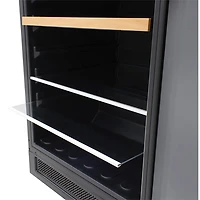 Réfrigérateur à boissons encastrable pour 16 bouteilles/106 canettes de Vinturi (VRIB5301SS) - Acier inoxydable