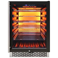 Cellier de 41 bouteilles de Vinturi (VRIW4101BL) - Acier inoxydable noir