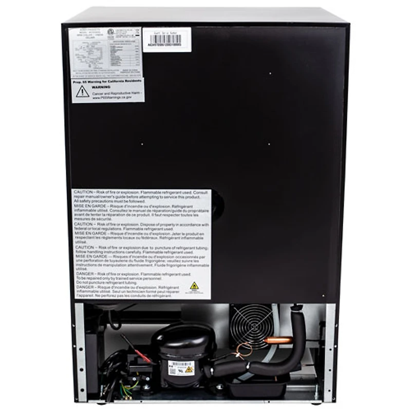 Cellier de 50 bouteilles de Vinturi (WCR506) - Acier inoxydable noir