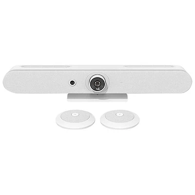 Logitech Rally Bar Ultra HD 4K 30fps Mini Video Conferencing Camera with Microphone - White