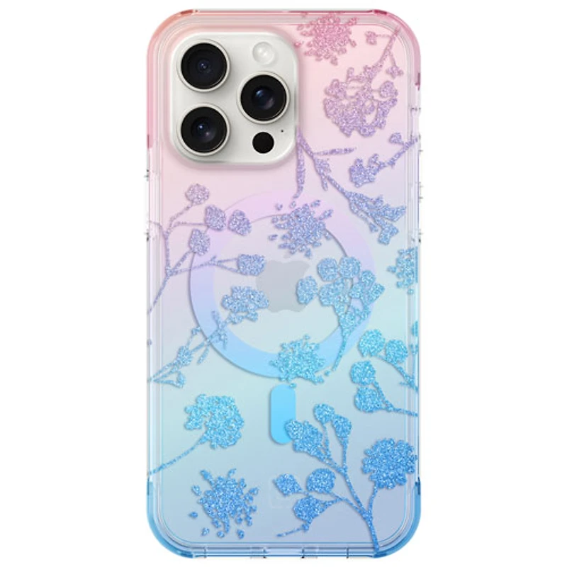 Étui rigide ajusté Forme d'Incipio avec MagSafe pour iPhone 15 Pro Max - Motif floral ombré