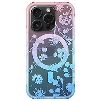 Étui rigide ajusté Forme d'Incipio avec MagSafe pour iPhone 15 Pro - Motif floral ombré