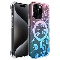 Étui rigide ajusté Forme d'Incipio avec MagSafe pour iPhone 15 Pro - Motif floral ombré