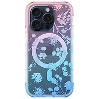 Étui rigide ajusté Forme d'Incipio avec MagSafe pour iPhone 15 Pro - Motif floral ombré