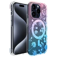 Étui rigide ajusté Forme d'Incipio avec MagSafe pour iPhone 15 Pro - Motif floral ombré