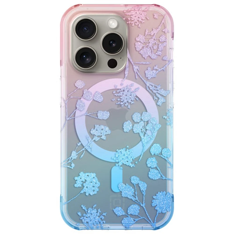 Étui rigide ajusté Forme d'Incipio avec MagSafe pour iPhone 15 Pro - Motif floral ombré