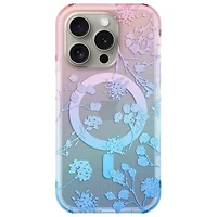 Étui rigide ajusté Forme d'Incipio avec MagSafe pour iPhone 15 Pro - Motif floral ombré