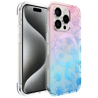 Étui rigide ajusté Forme d'Incipio avec MagSafe pour iPhone 15 Pro - Motif floral ombré