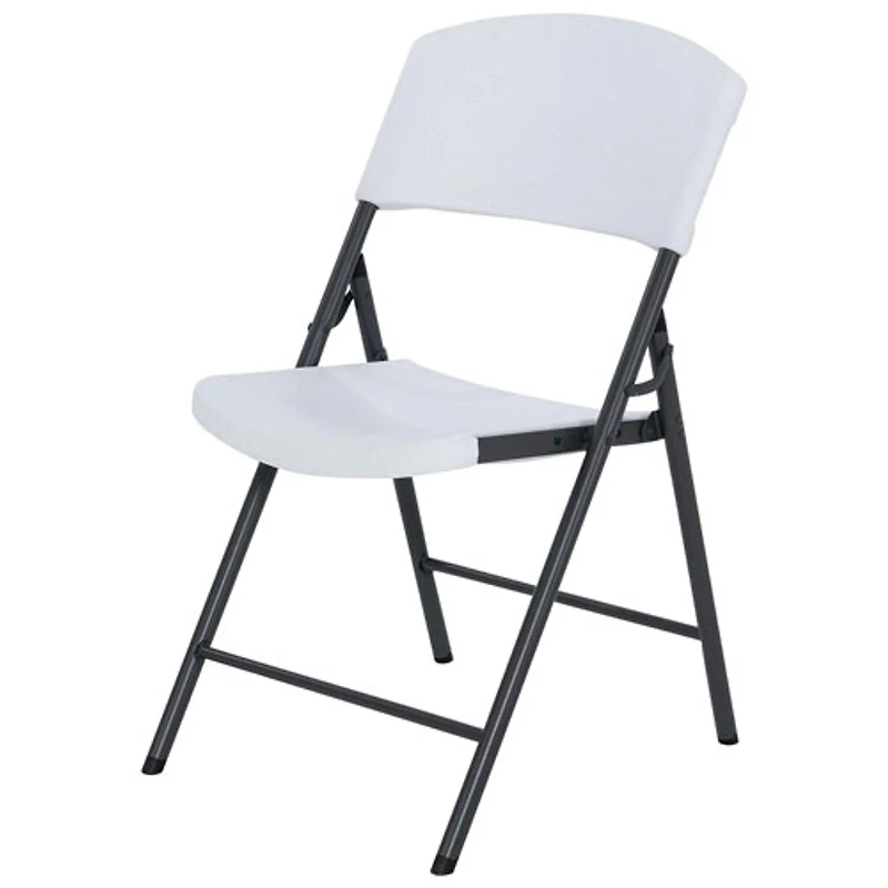 Lifetime Traditional Folding Dining Chair - Set of 4 - White/Black