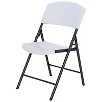 Lifetime Traditional Folding Dining Chair - Set of 4 - White/Black