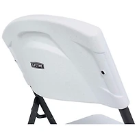 Lifetime Traditional Folding Dining Chair - Set of 4 - White/Black