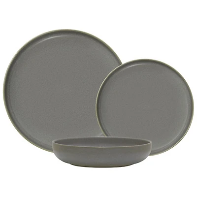 Mesa Ceramics Uno 12-Piece Stoneware Dinnerware Set - Cantera