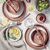 Mesa Ceramics Uno 12-Piece Stoneware Dinnerware Set - Alabaster