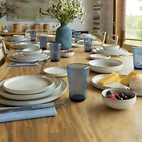Mesa Ceramics Uno 12-Piece Stoneware Dinnerware Set - Alabaster