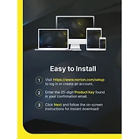 Norton 360 for Gamers (PC/Mac) - 3 appareils - Stockage infonuagique de 50 Go - Abonnement de 1 an - Téléchargement numérique