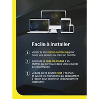 Norton 360 for Gamers (PC/Mac) - 3 appareils - Stockage infonuagique de 50 Go - Abonnement de 1 an - Téléchargement numérique