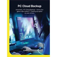 Norton 360 for Gamers (PC/Mac) - 3 Devices - 50GB Cloud Backup - 1-Year Subscription - Digital Download