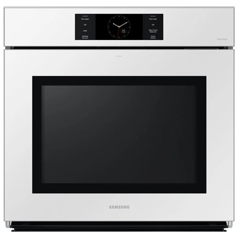 Four mural électrique double à convection véritable 5,1 pi³ 30 po de Samsung (NV51CB700S12AA) - Blanc épuré