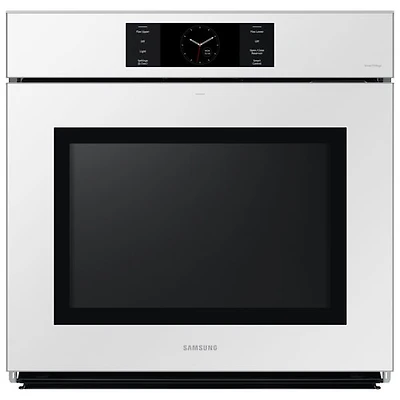 Four mural électrique double à convection véritable 5,1 pi³ 30 po de Samsung (NV51CB700S12AA) - Blanc épuré