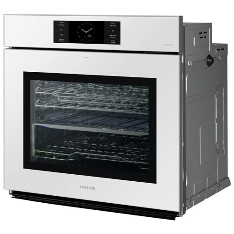 Four mural électrique double à convection véritable 5,1 pi³ 30 po de Samsung (NV51CB700S12AA) - Blanc épuré