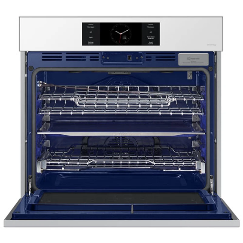 Four mural électrique double à convection véritable 5,1 pi³ 30 po de Samsung (NV51CB700S12AA) - Blanc épuré