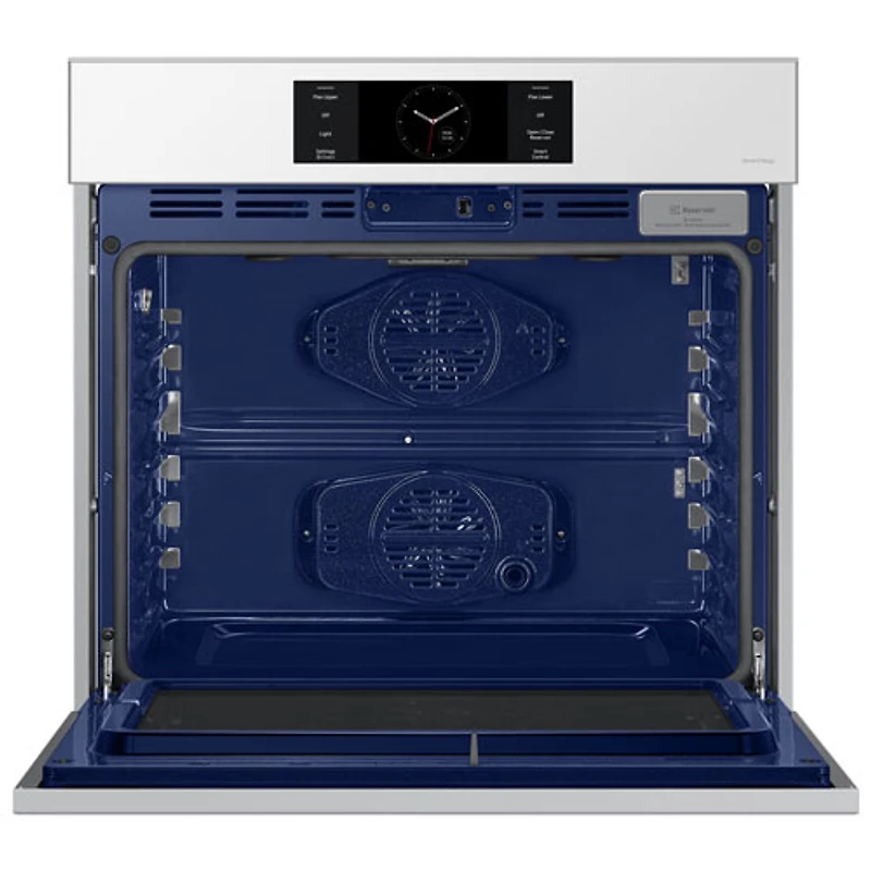 Four mural électrique double à convection véritable 5,1 pi³ 30 po de Samsung (NV51CB700S12AA) - Blanc épuré