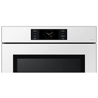 Four mural électrique double à convection véritable 5,1 pi³ 30 po de Samsung (NV51CB700S12AA) - Blanc épuré