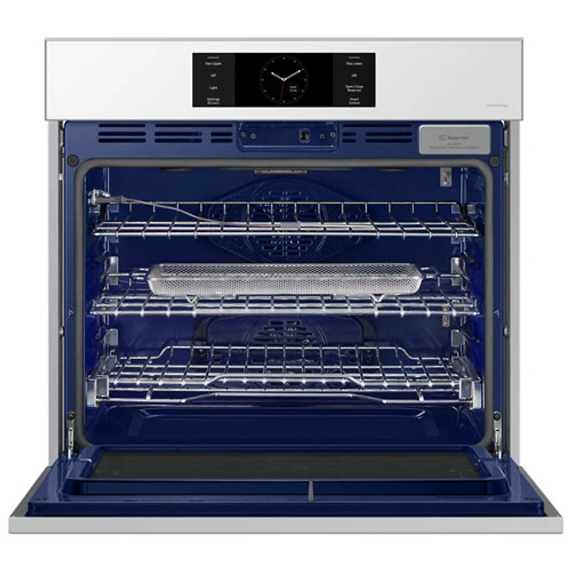 Four mural électrique double à convection véritable 5,1 pi³ 30 po de Samsung (NV51CB700S12AA) - Blanc épuré