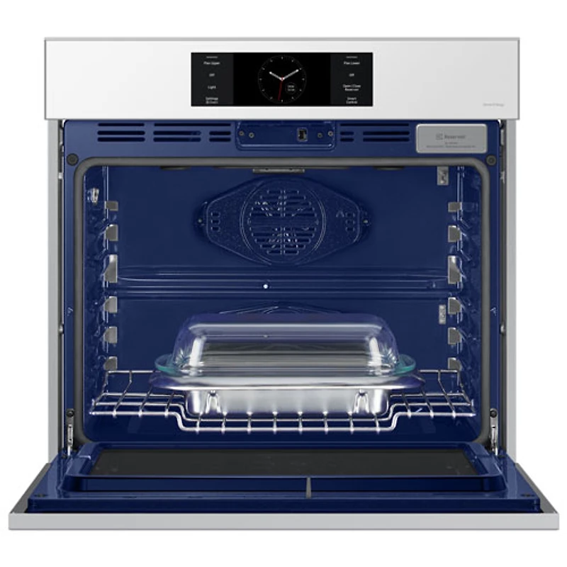 Four mural électrique double à convection véritable 5,1 pi³ 30 po de Samsung (NV51CB700S12AA) - Blanc épuré