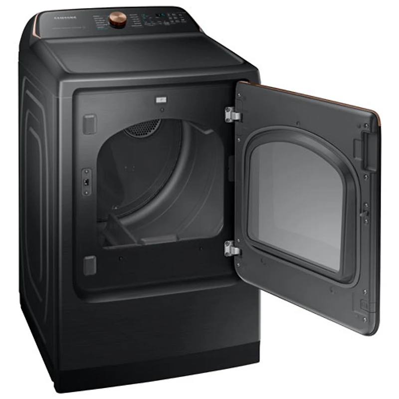 Sécheuse électrique à vapeur de 7,4 pi³ de Samsung (DVE54CG7550VAC) - Noir