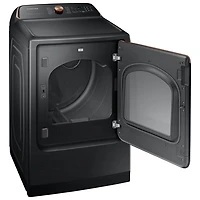 Sécheuse électrique à vapeur de 7,4 pi³ de Samsung (DVE54CG7550VAC) - Noir