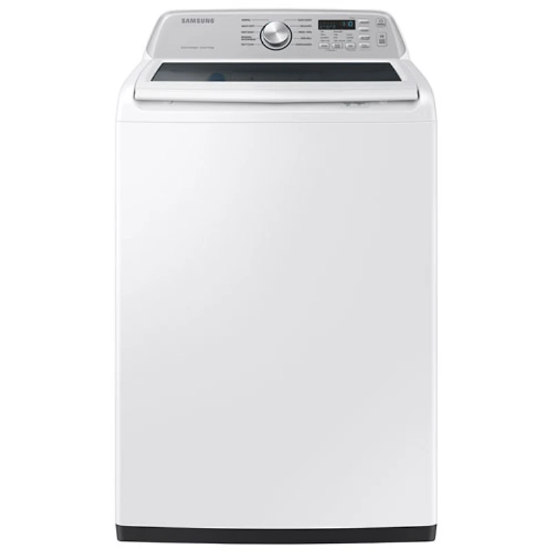 Laveuse à chargement par le haut de 5,3 pi³ de Samsung (WA46CG3505AWA4) - Blanc