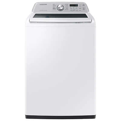 Laveuse à chargement par le haut de 5,3 pi³ de Samsung (WA46CG3505AWA4) - Blanc