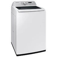 Laveuse à chargement par le haut de 5,3 pi³ de Samsung (WA46CG3505AWA4) - Blanc