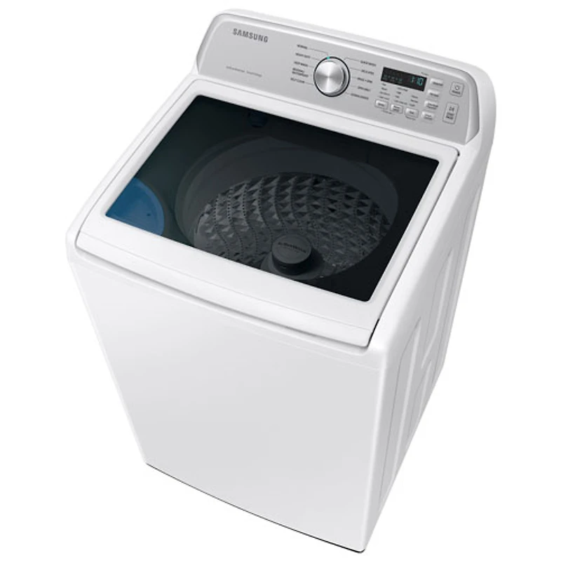 Laveuse à chargement par le haut de 5,3 pi³ de Samsung (WA46CG3505AWA4) - Blanc