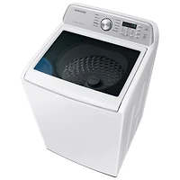 Laveuse à chargement par le haut de 5,3 pi³ de Samsung (WA46CG3505AWA4) - Blanc