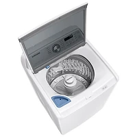Laveuse à chargement par le haut de 5,3 pi³ de Samsung (WA46CG3505AWA4) - Blanc