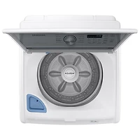 Laveuse à chargement par le haut de 5,3 pi³ de Samsung (WA46CG3505AWA4) - Blanc