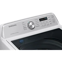 Laveuse à chargement par le haut de 5,3 pi³ de Samsung (WA46CG3505AWA4) - Blanc
