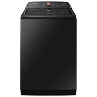 Laveuse à chargement par le haut de 6,2 pi³ de Samsung (WA54CG7550AVA4) - Noir brossé