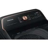 Laveuse à chargement par le haut de 6,2 pi³ de Samsung (WA54CG7550AVA4) - Noir brossé