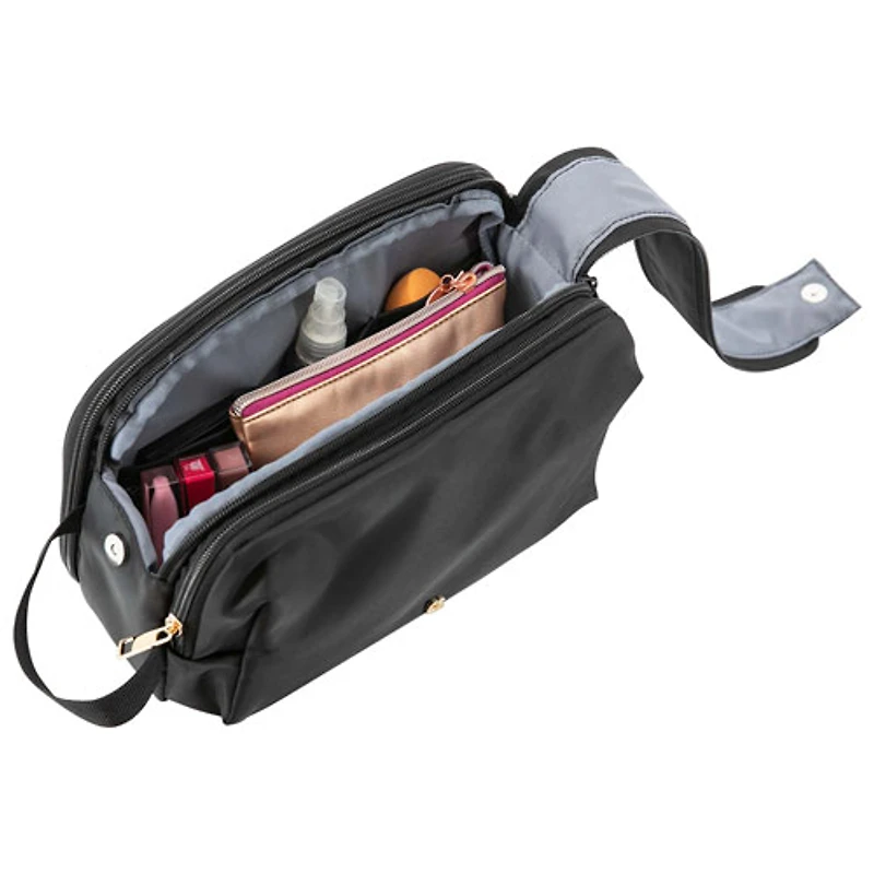 Trousse de voyage de luxe à fermeture à glissière sur le haut de Samsonite