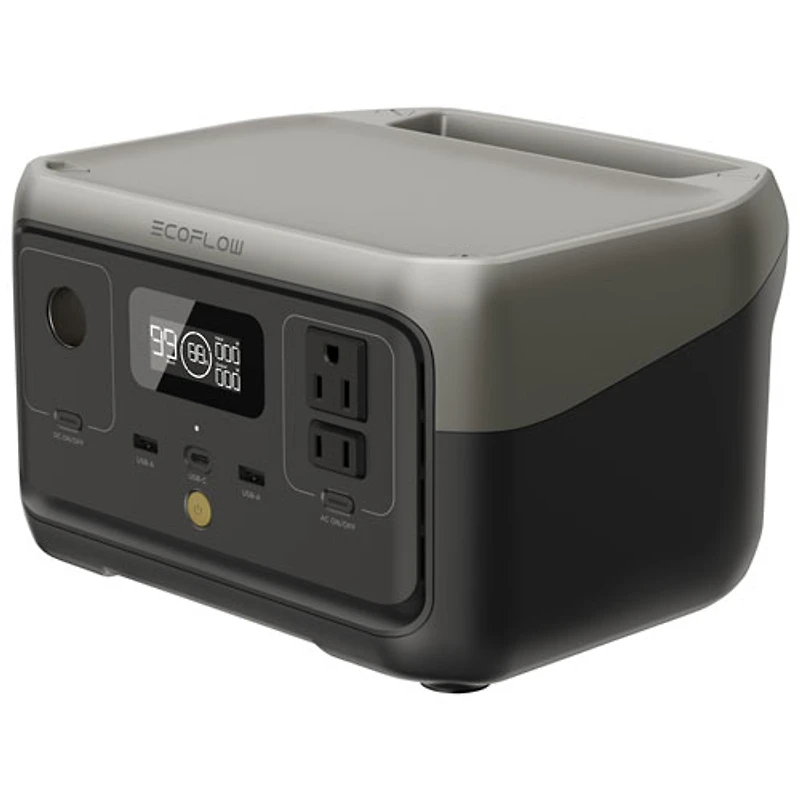 EcoFlow RIVER 2 Portable Power Station & 220 Watts Solar Panel Bundle