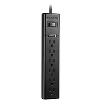 Insignia 6-Outlet Surge Protector - Only at Best Buy